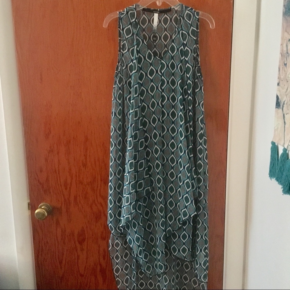 Kensie High Low Mod Print Dress